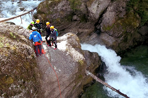Canyoning für Anfänger im Allgäu