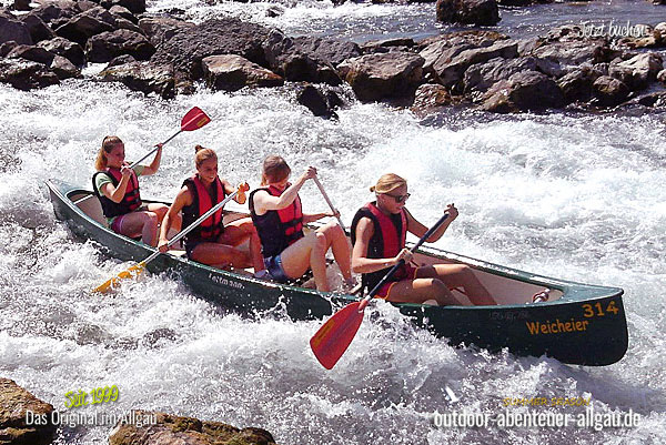 Kanu Touren München,Stuttgart,Ulm,Bregenz,Bodensee, Kempten,