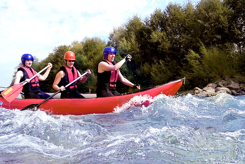 Rafting für Anfänger im Allgäu