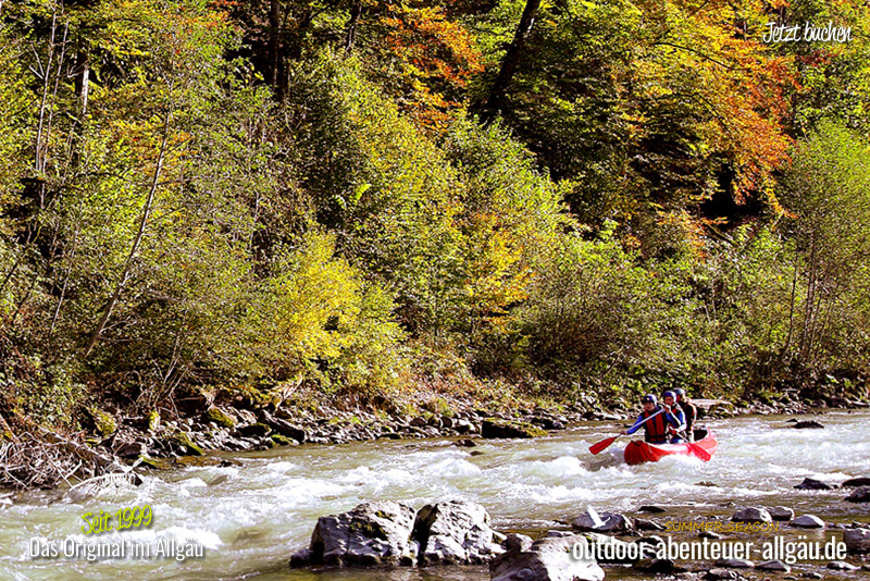 Rafting Obere Iller im Allgäu